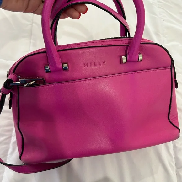 PRICE ⬇️ • MILLY - Hot Pink Crossbody Bag - Small - - Picture 8 of 10
